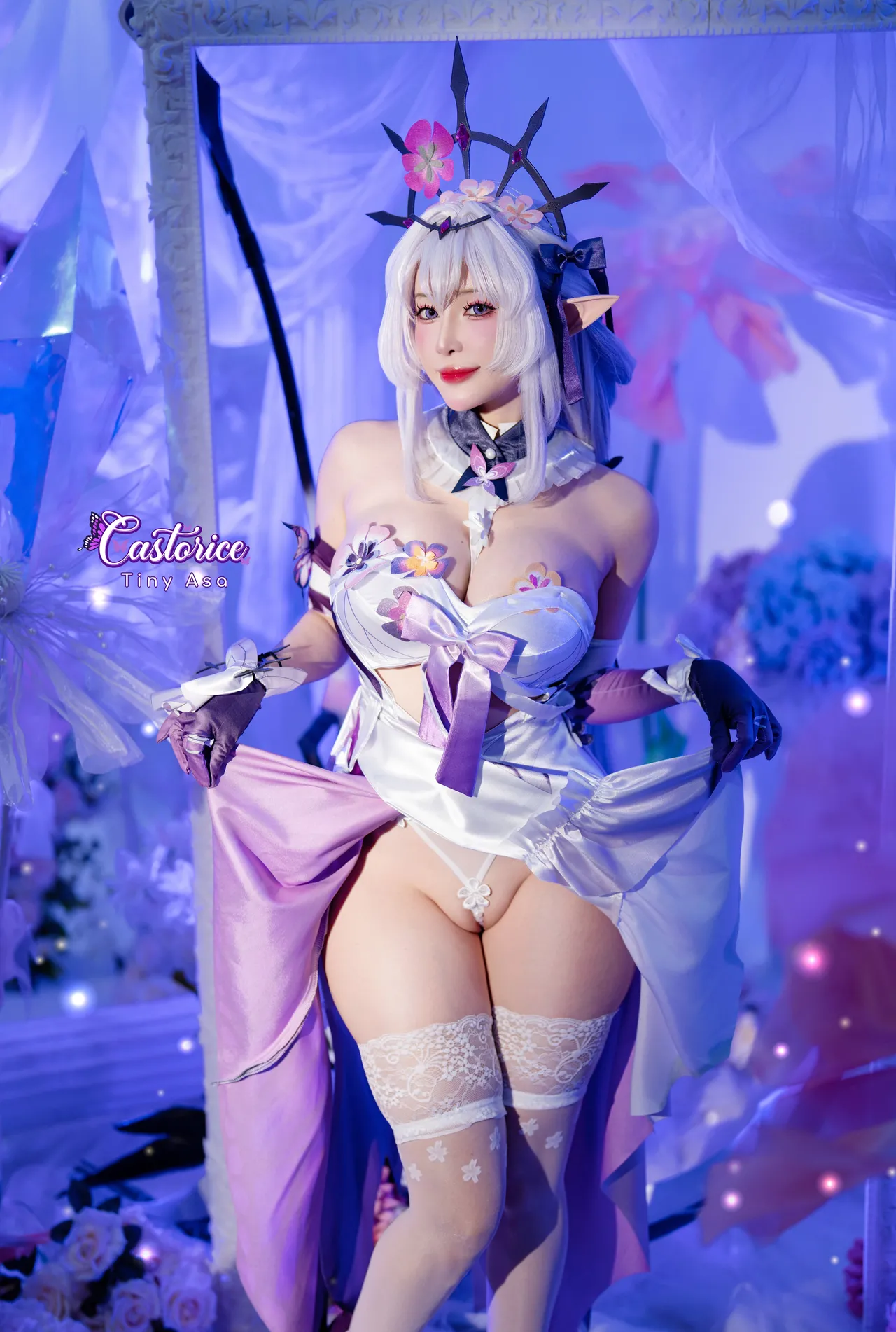 Tiny Asa アサ (tiny.asababy) cosplay Castorice - HonkaiStar Rail-erohere9.webp